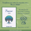 Planner Educação META 2025 digital para organização e produtividade.